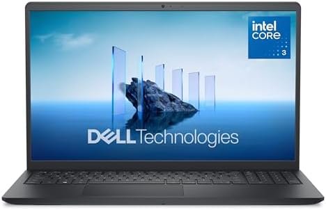 Dell 15.6 Laptop, FHD, Intel Core 3 100U, 8 GB RAM, Windows 11 Home | Anti-Glare IPS WVA, 250 nits, Intel UHD Graphics, DDR4, 512GB SSD, Wi‑Fi 6 & Bluetooth, DC15250