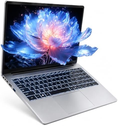 Windows 11 Laptop i3 Computer, 15.6" Work Laptop for College Students with Backlit Keyboard WiFi 6 (2 cores, 4 Threads, up to 3.4GHz) 12GB RAM 256GB SSD TF Card Expandable to 2TB